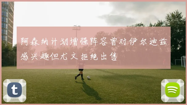阿森纳计划增强阵容曾对伊尔迪兹感兴趣但尤文拒绝出售