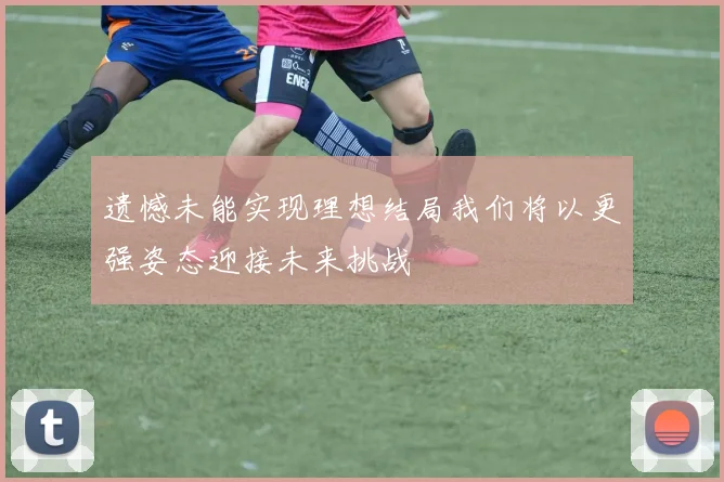 遗憾未能实现理想结局我们将以更强姿态迎接未来挑战
